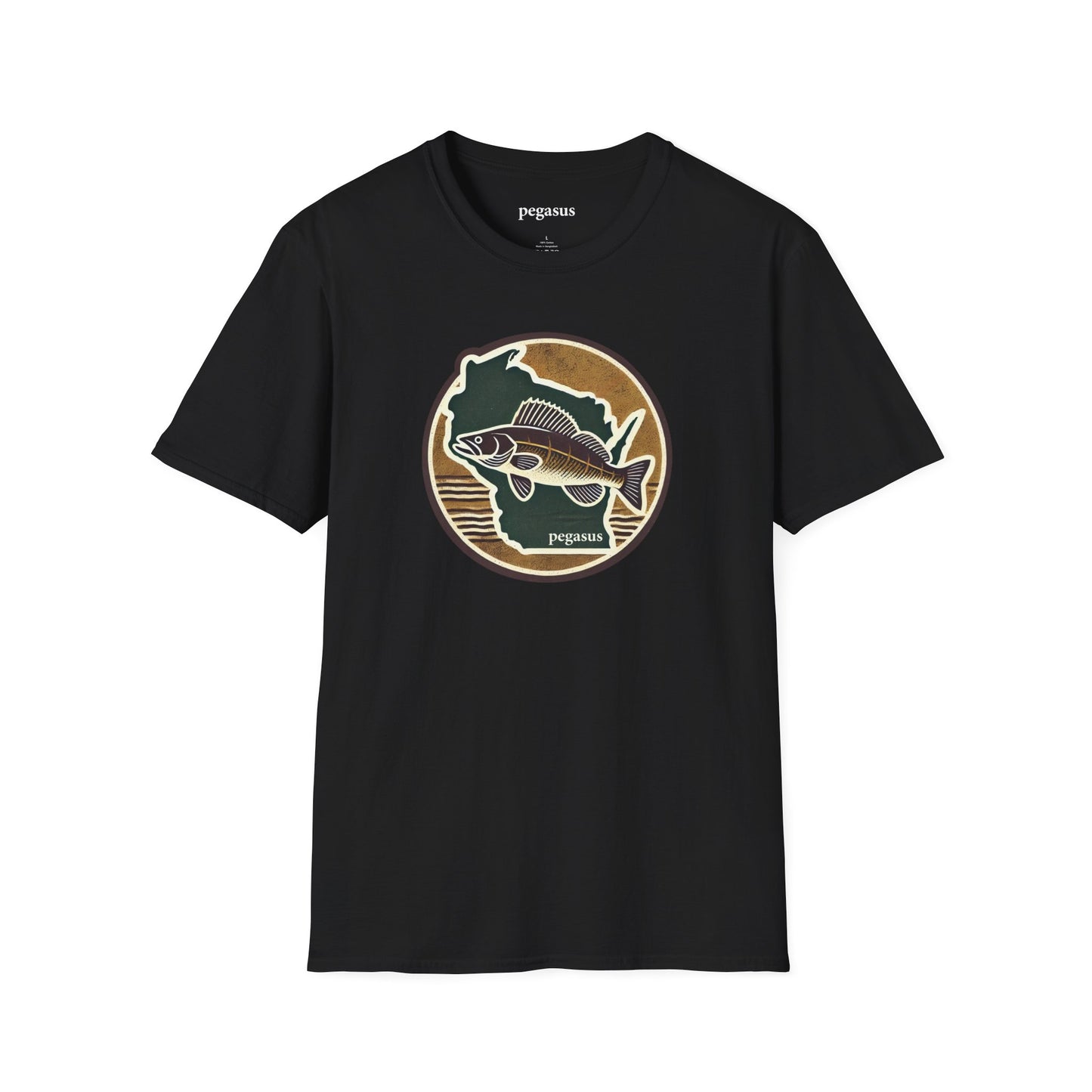 Pegasus Wisconsin Walleye T-Shirt - Pegasus Outdoors