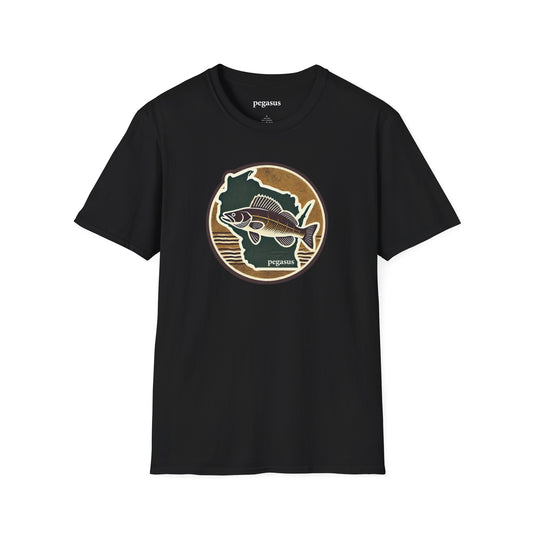 Pegasus Wisconsin Walleye T-Shirt - Pegasus Outdoors