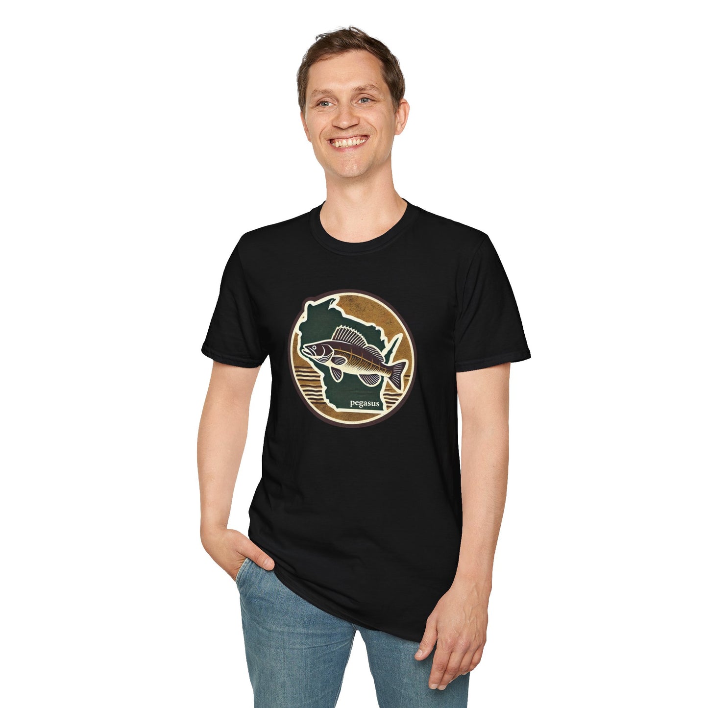 Pegasus Wisconsin Walleye T-Shirt - Pegasus Outdoors