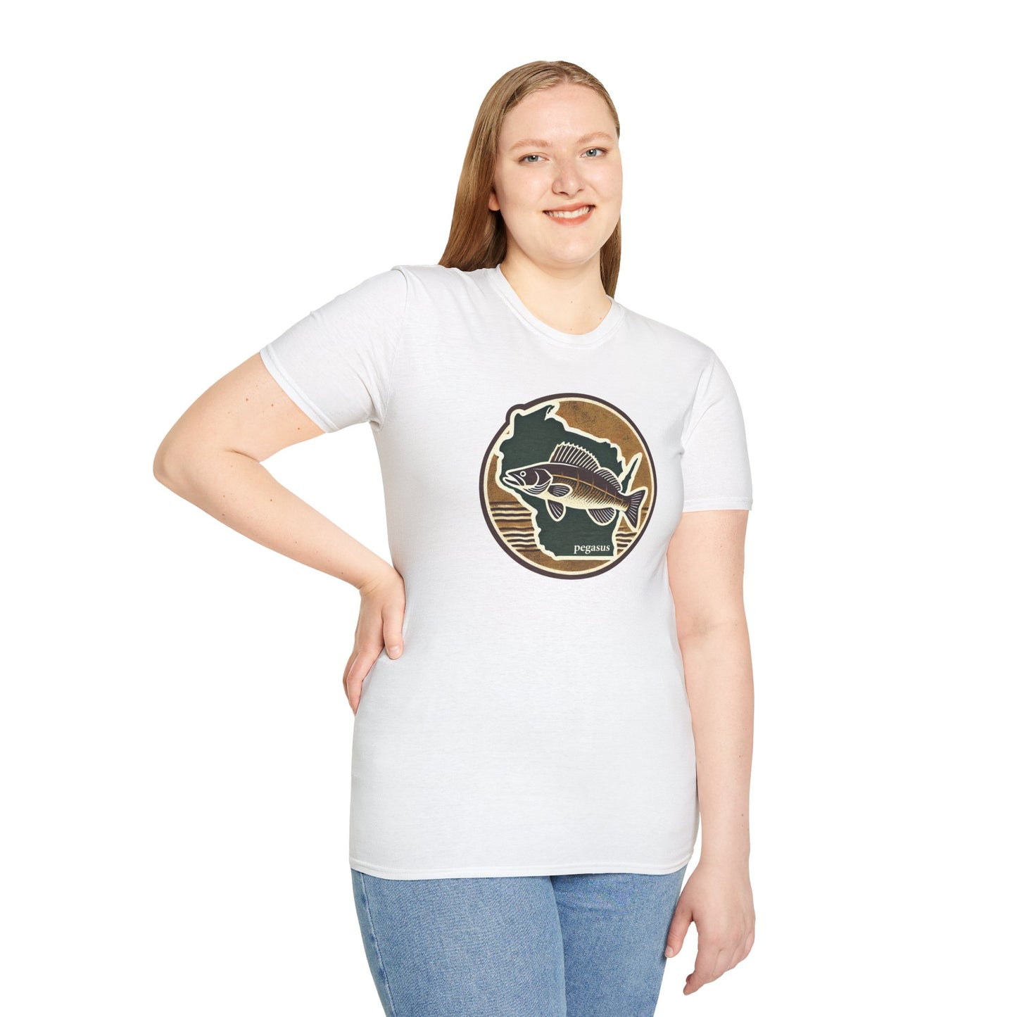 Pegasus Wisconsin Walleye T-Shirt - Pegasus Outdoors