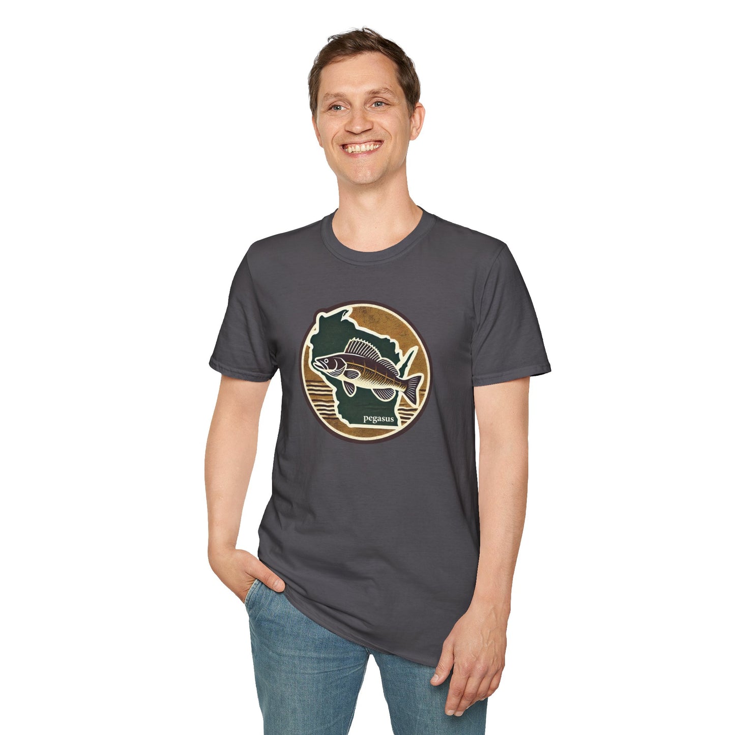 Pegasus Wisconsin Walleye T-Shirt - Pegasus Outdoors