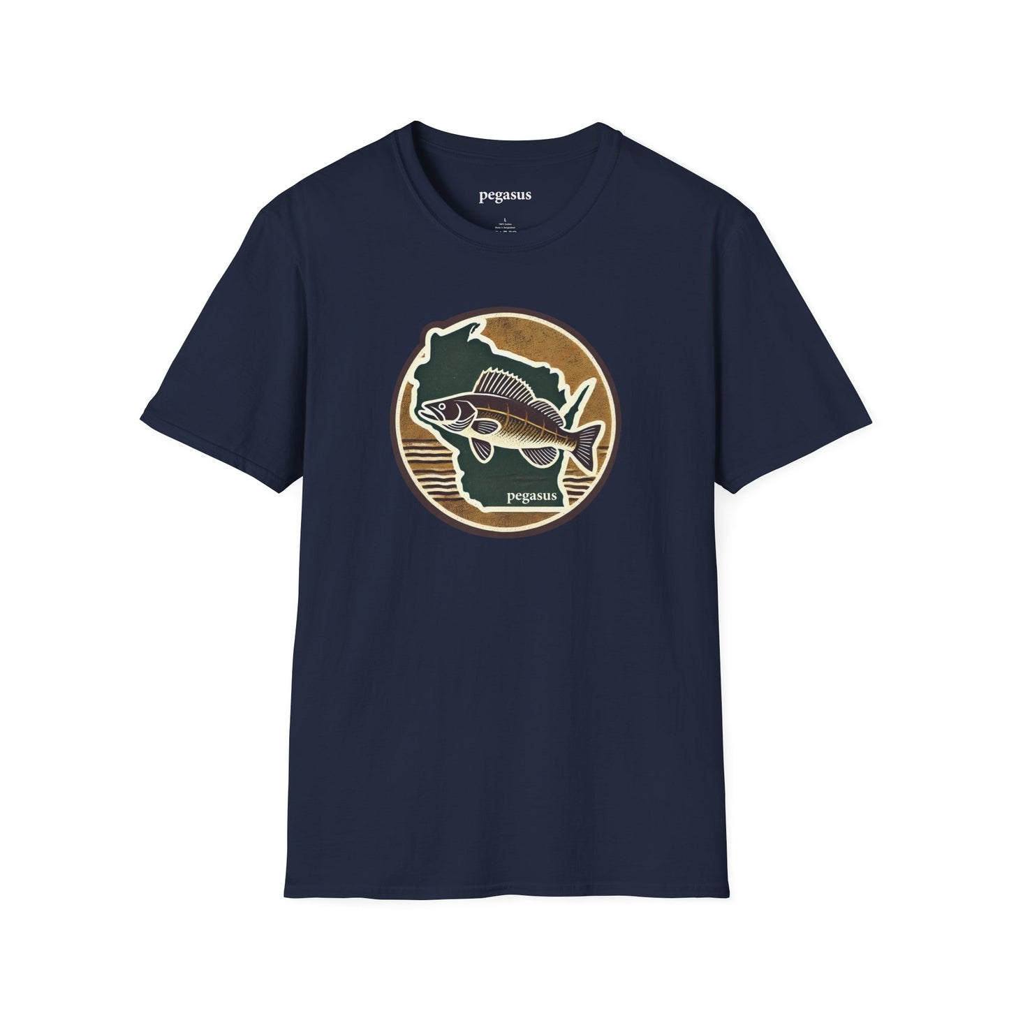 Pegasus Wisconsin Walleye T-Shirt - Pegasus Outdoors