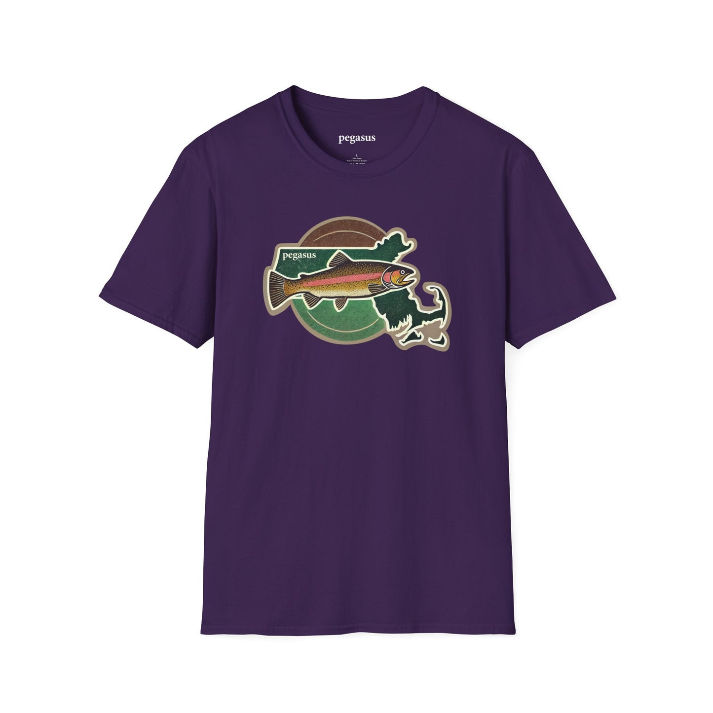 Pegasus Massachusetts Rainbow Trout T-Shirt - Pegasus Outdoors