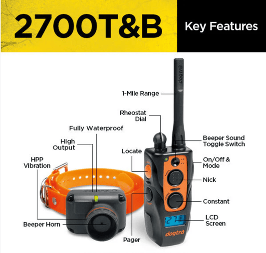 Dogtra 2700T&B Dog Training Collar - Pegasus Outdoors