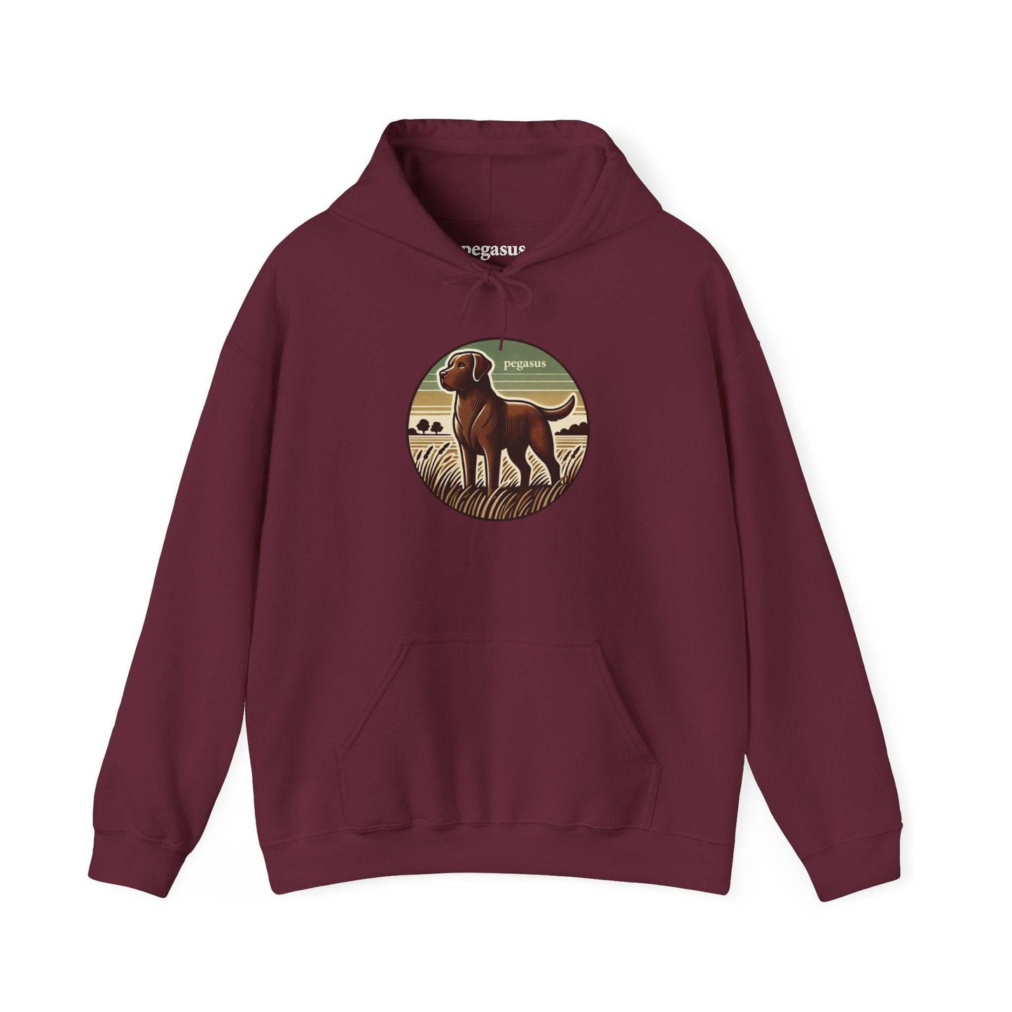 Pegasus Chocolate Labrador Retriever Hoodie Sweatshirt - Pegasus Outdoors