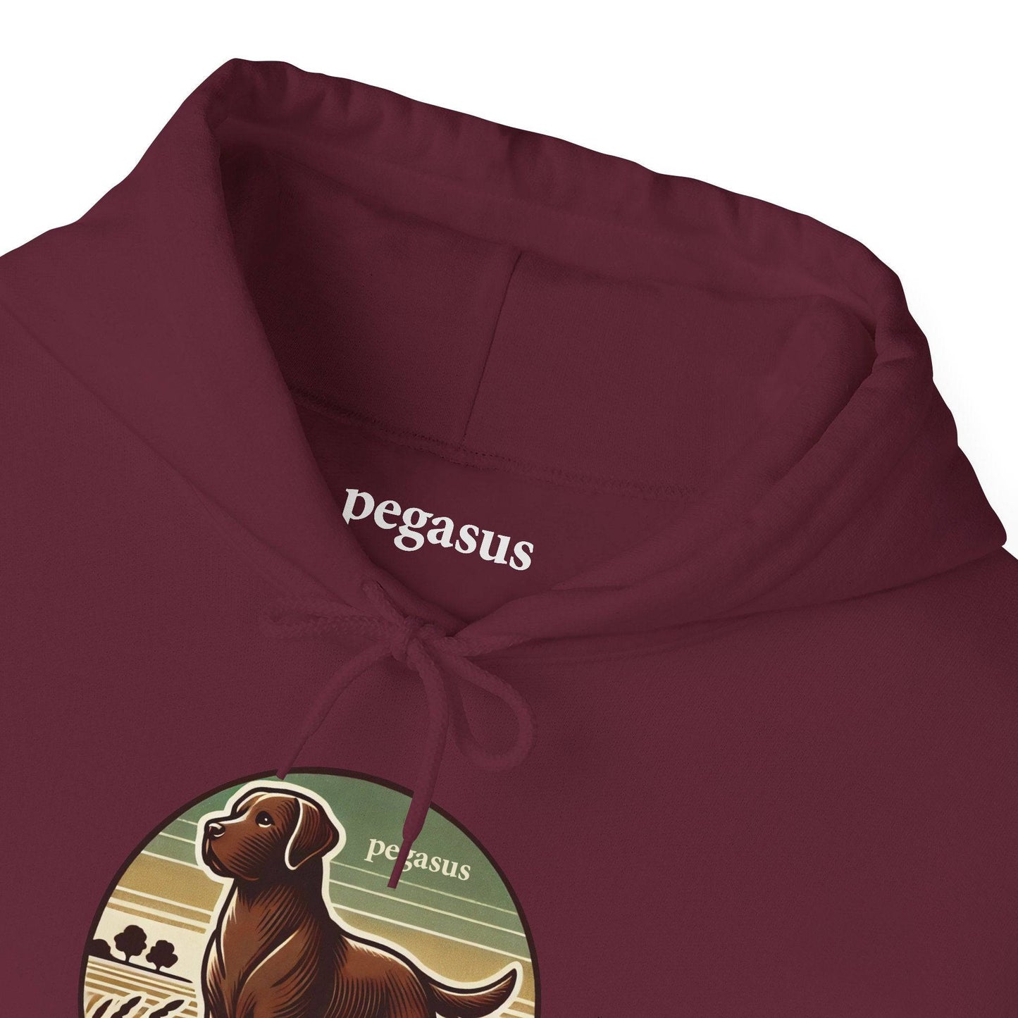 Pegasus Chocolate Labrador Retriever Hoodie Sweatshirt - Pegasus Outdoors