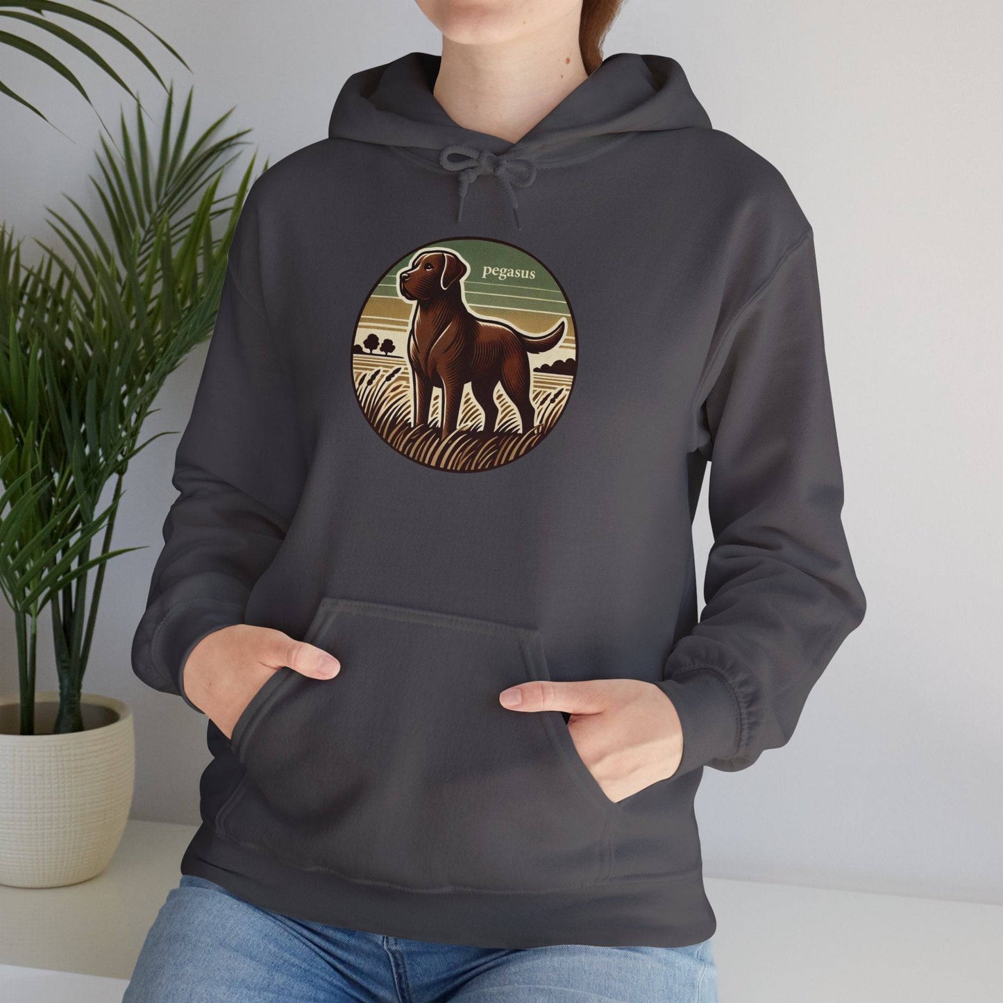 Pegasus Chocolate Labrador Retriever Hoodie Sweatshirt - Pegasus Outdoors