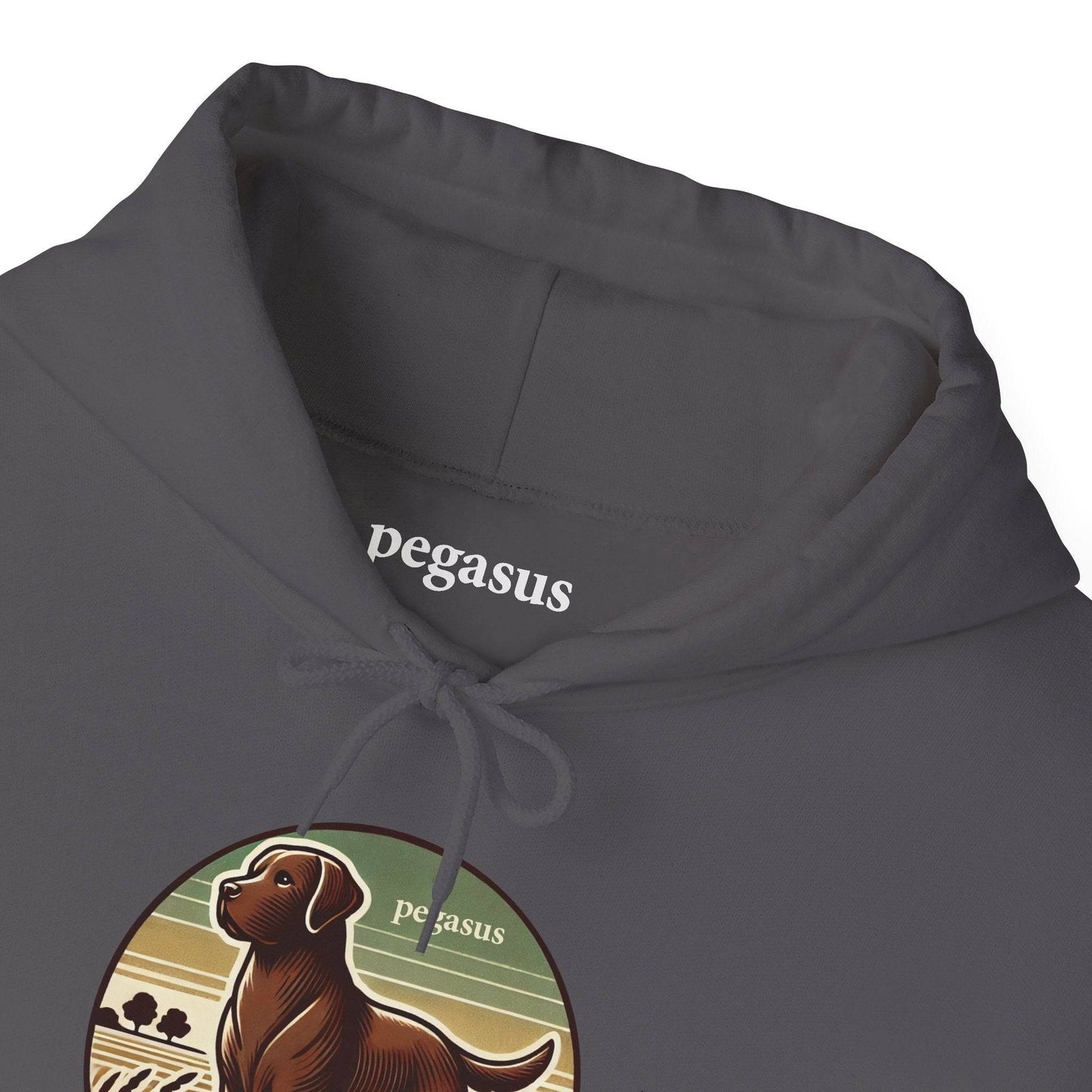Pegasus Chocolate Labrador Retriever Hoodie Sweatshirt - Pegasus Outdoors