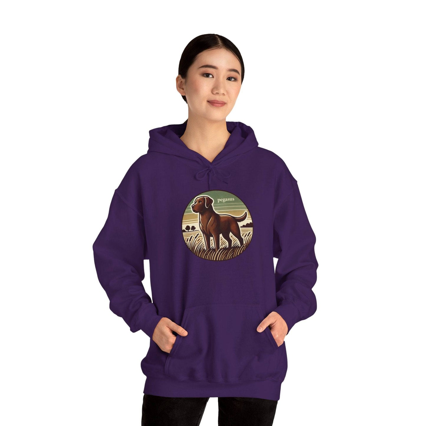 Pegasus Chocolate Labrador Retriever Hoodie Sweatshirt - Pegasus Outdoors