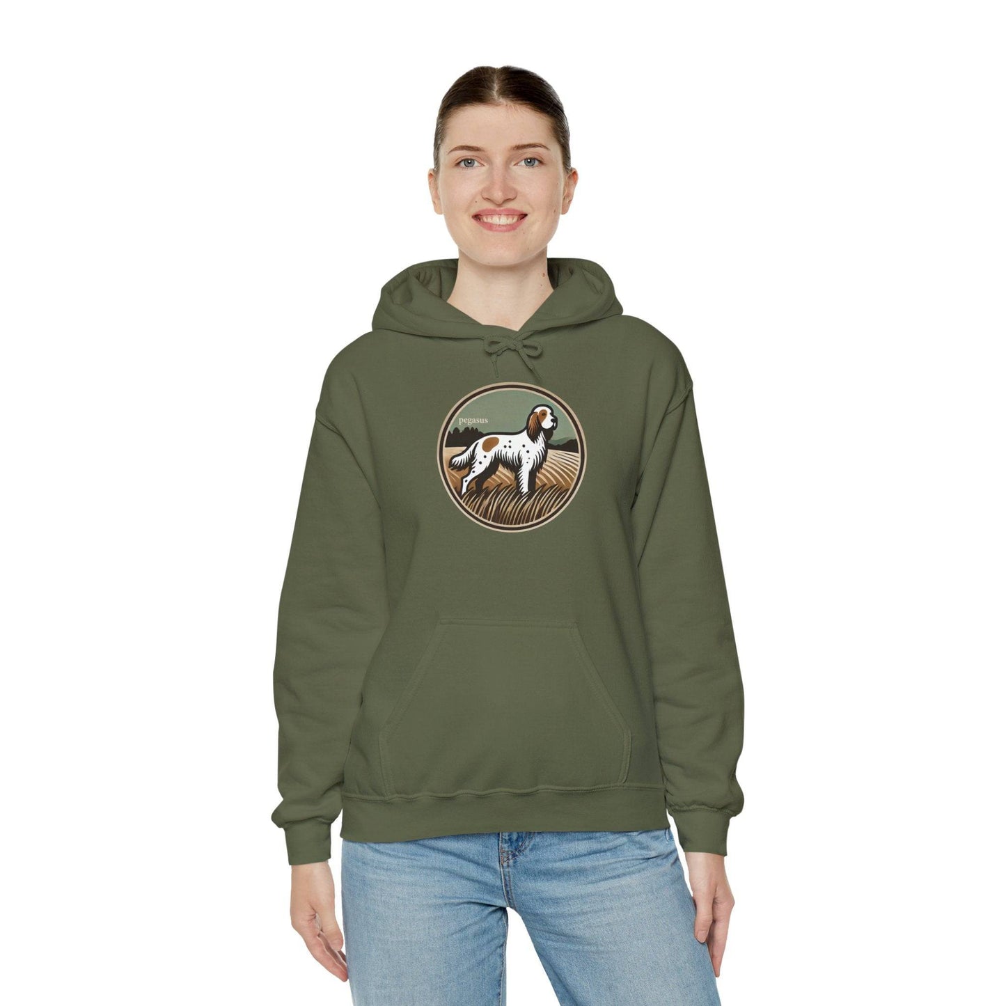 Pegasus English Setter Hoodie Sweatshirt - Pegasus Outdoors