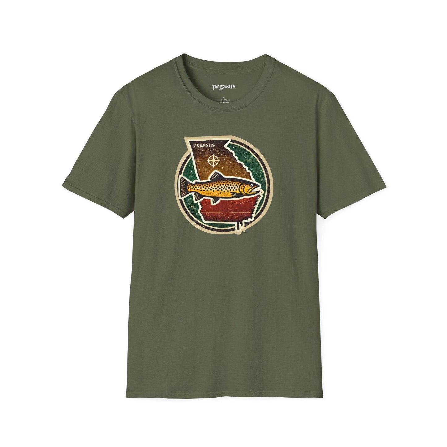 Pegasus Georgia Brown Trout T-Shirt - Pegasus Outdoors