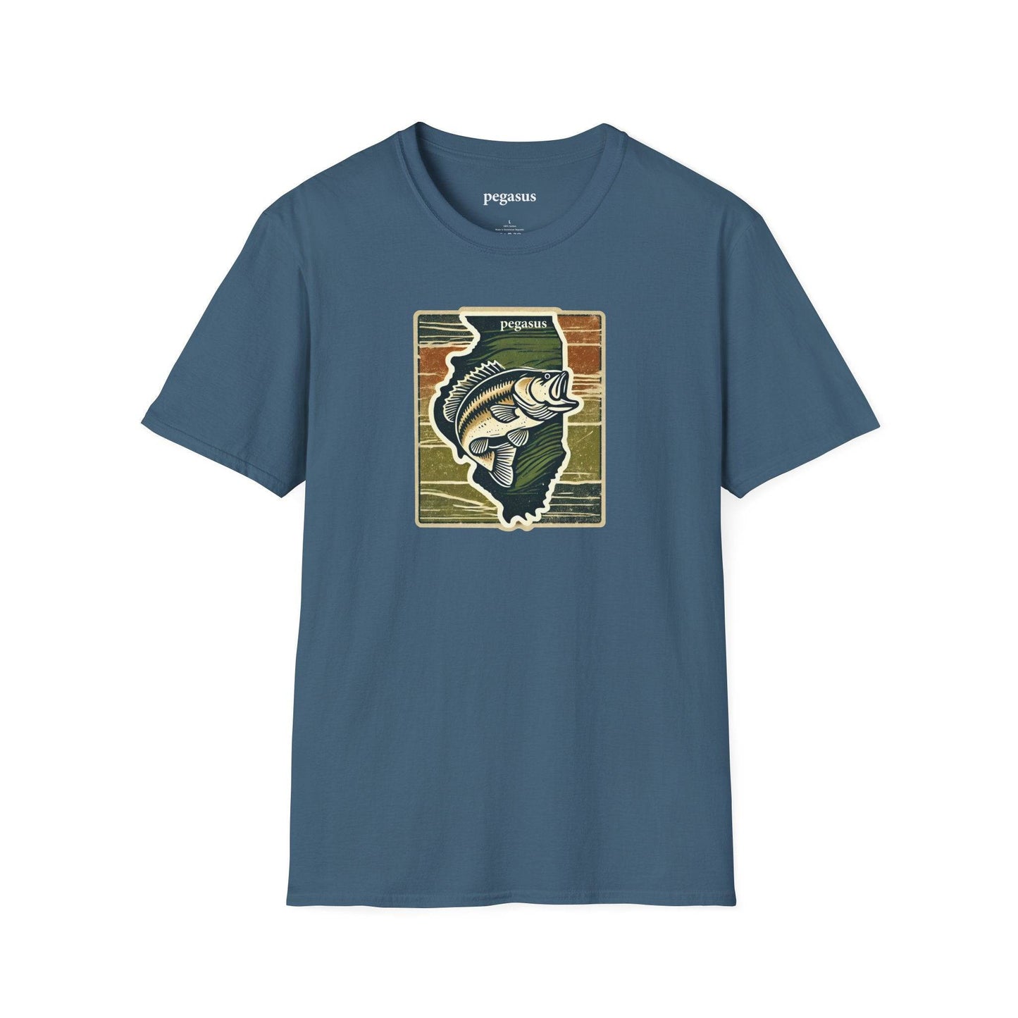 Pegasus Illinois Largemouth Bass T-Shirt - Pegasus Outdoors