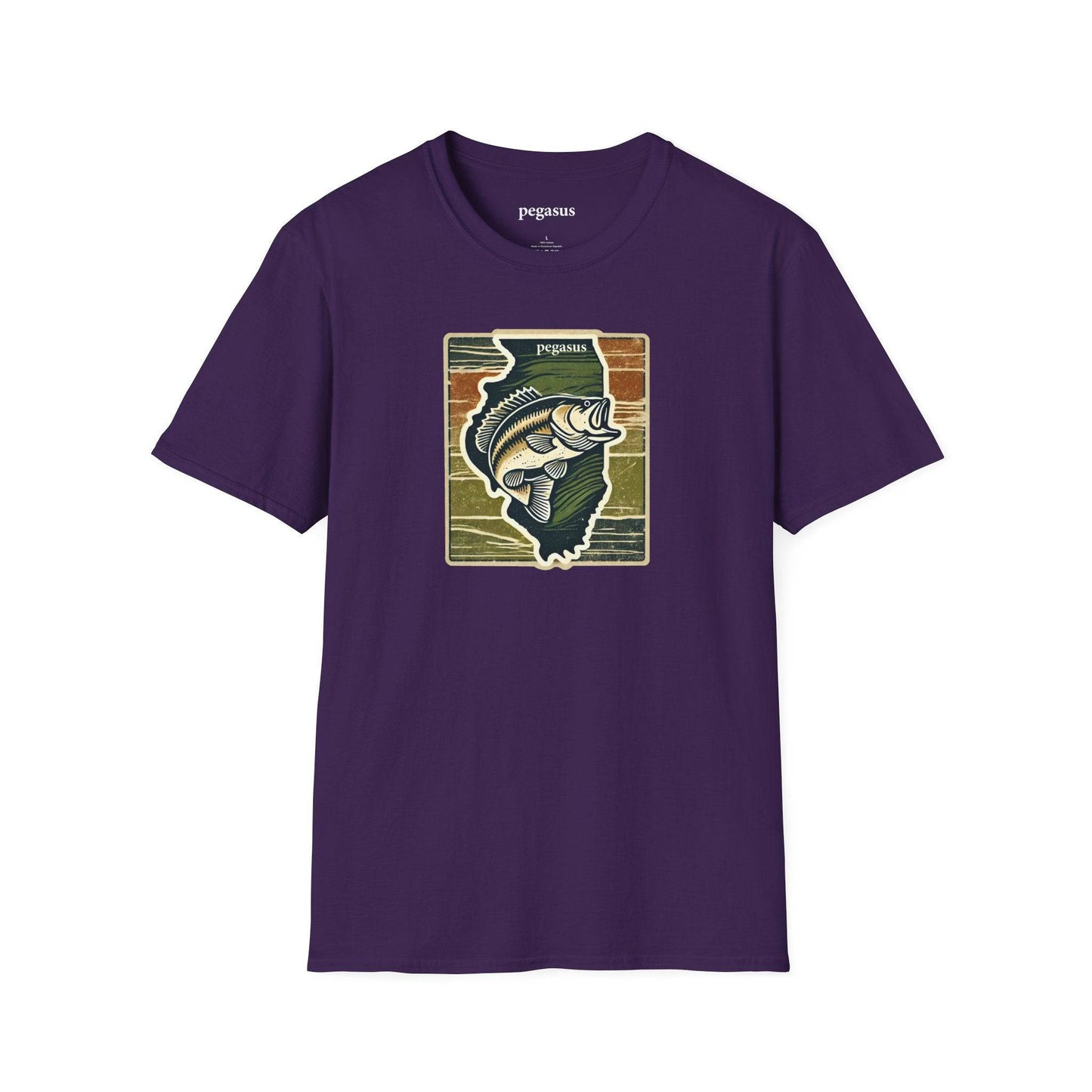 Pegasus Illinois Largemouth Bass T-Shirt - Pegasus Outdoors