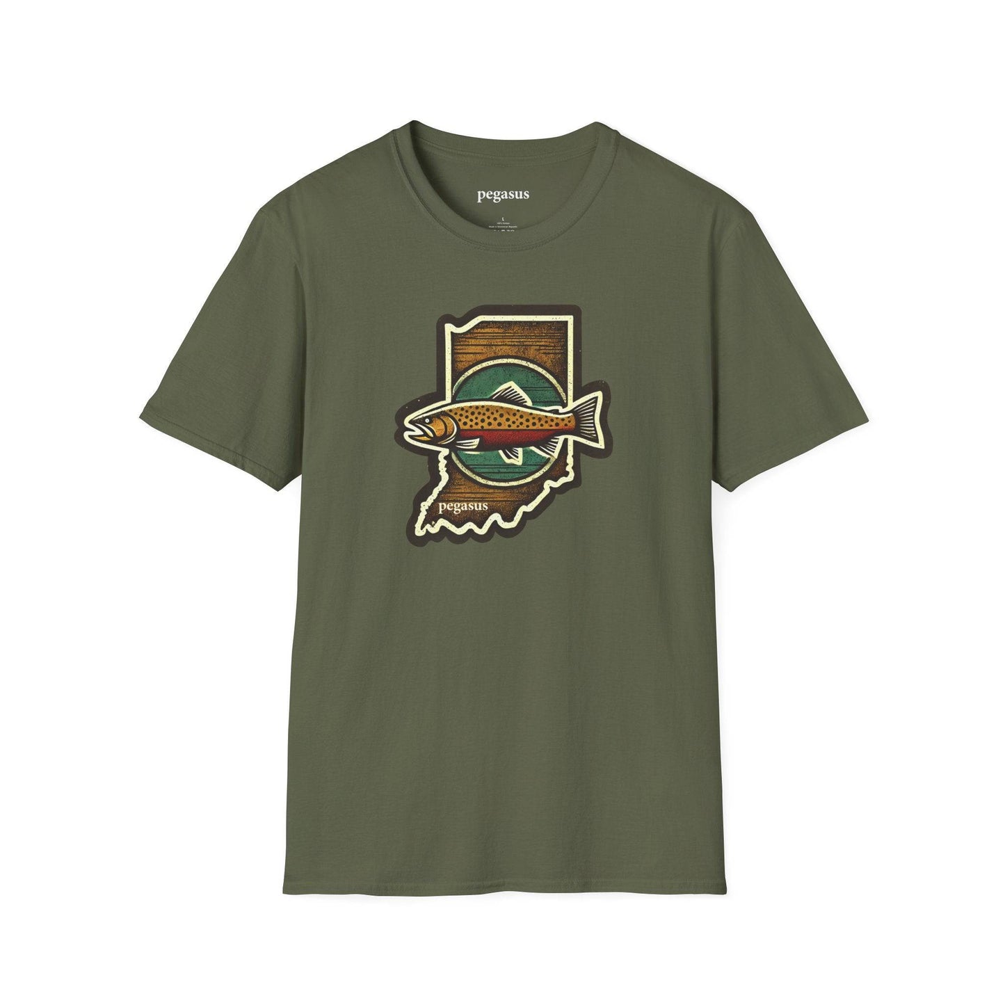 Pegasus Indiana Brown Trout T-Shirt - Pegasus Outdoors