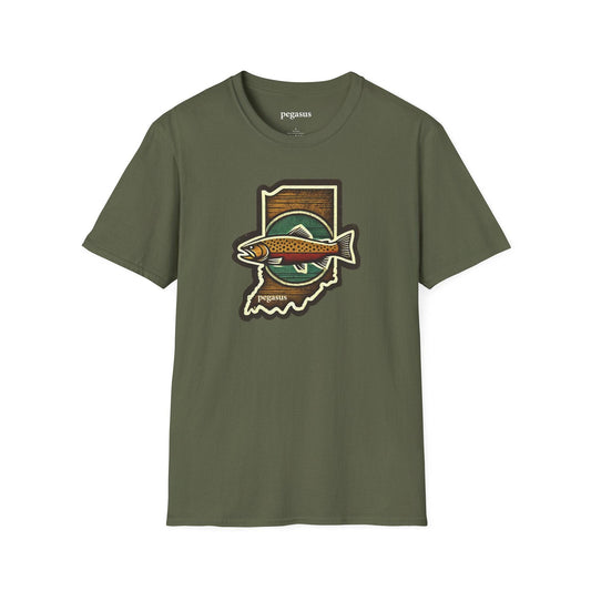 Pegasus Indiana Brown Trout T-Shirt - Pegasus Outdoors
