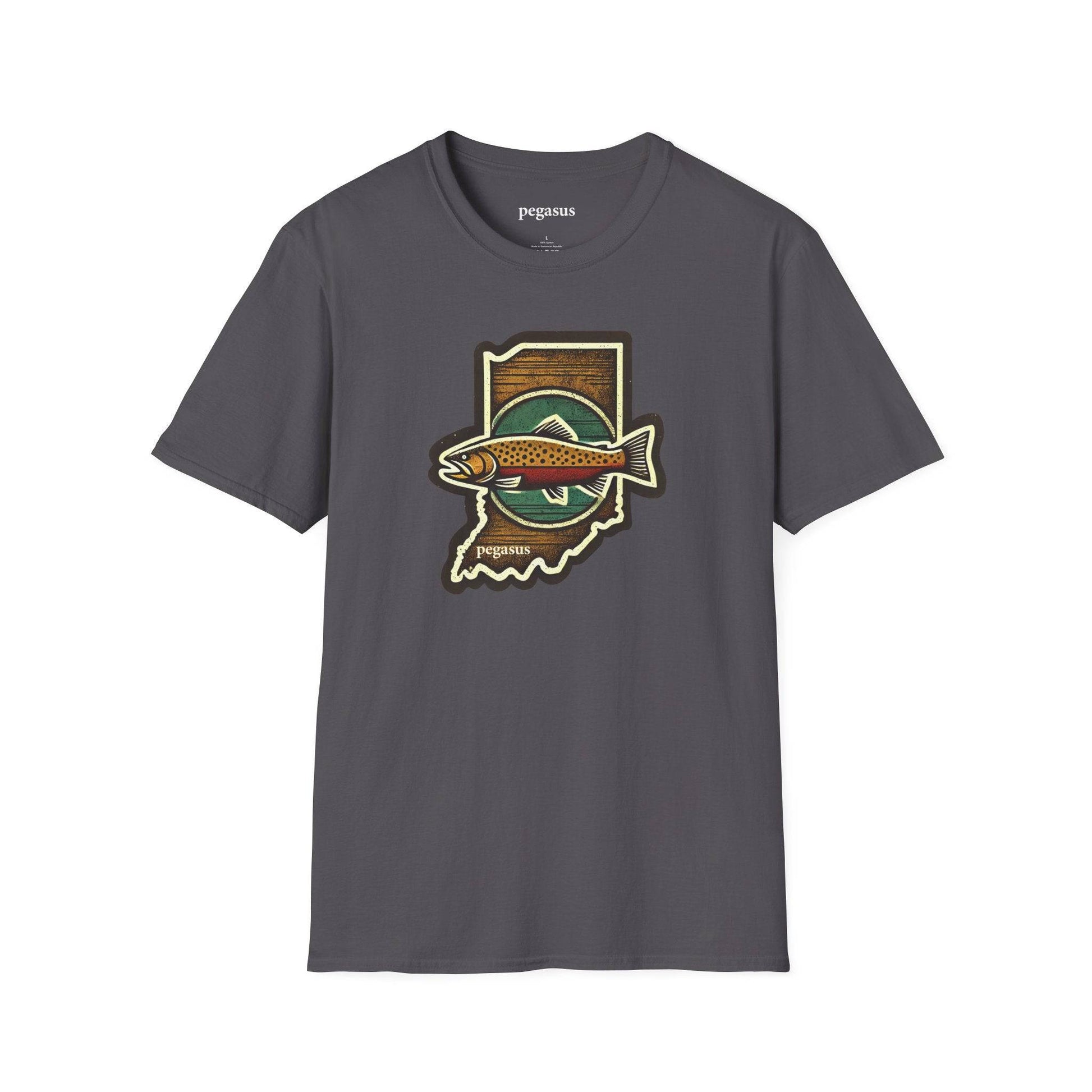 Pegasus Indiana Brown Trout T-Shirt - Pegasus Outdoors
