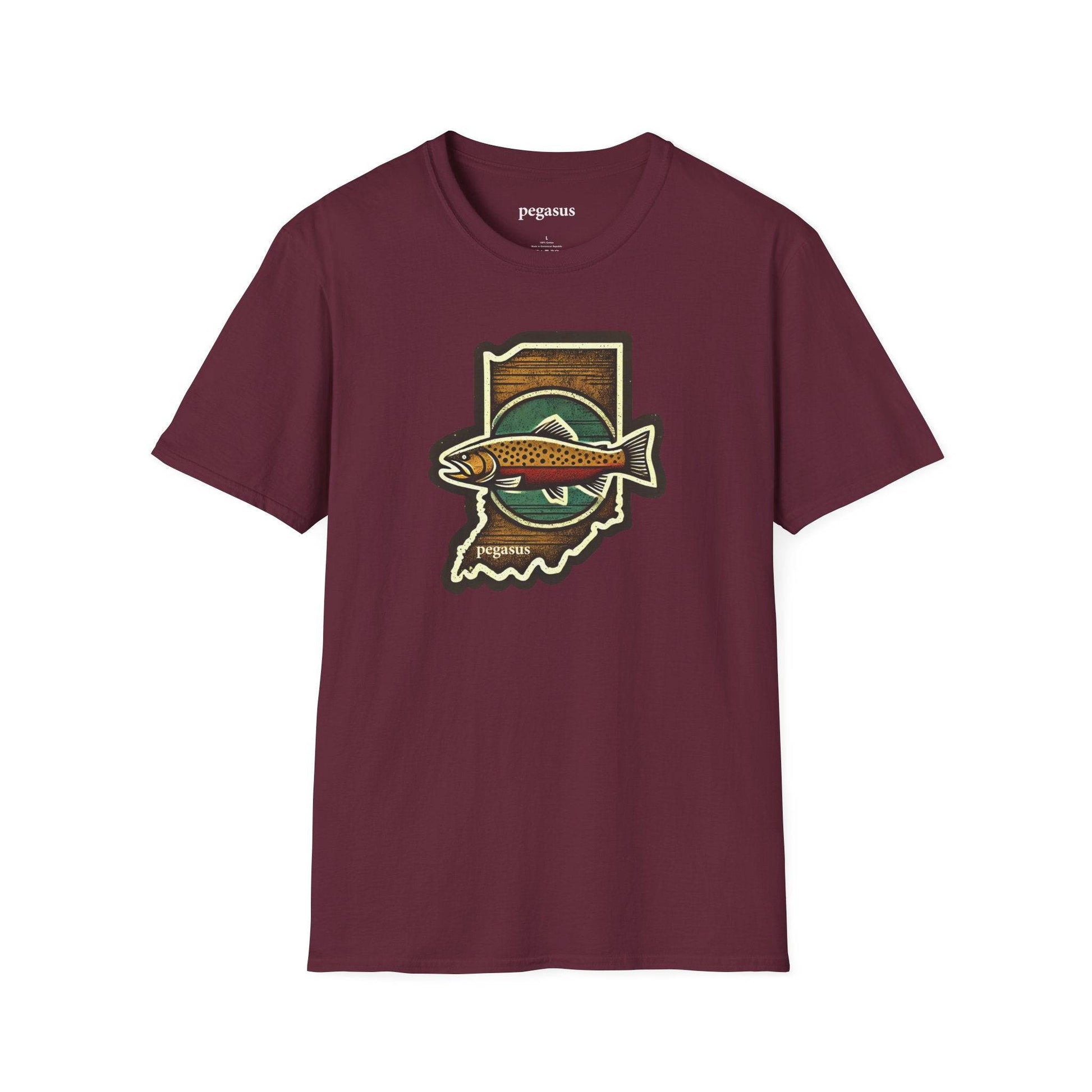 Pegasus Indiana Brown Trout T-Shirt - Pegasus Outdoors