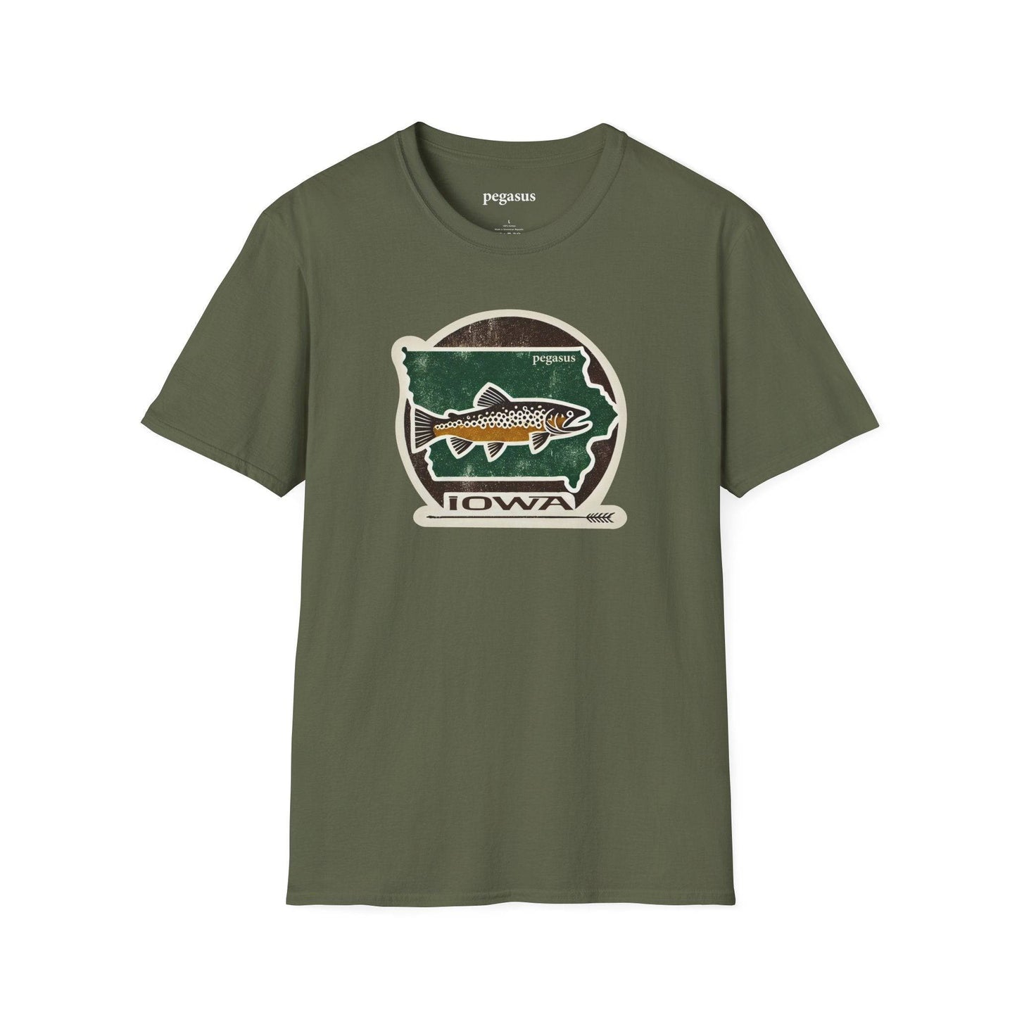 Pegasus Iowa Brown Trout T-Shirt - Pegasus Outdoors