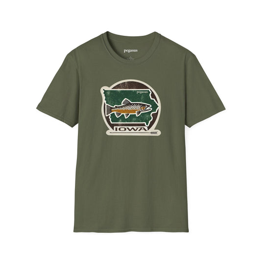 Pegasus Iowa Brown Trout T-Shirt - Pegasus Outdoors
