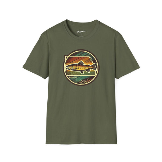 Pegasus Kansas Brown Trout T-Shirt - Pegasus Outdoors