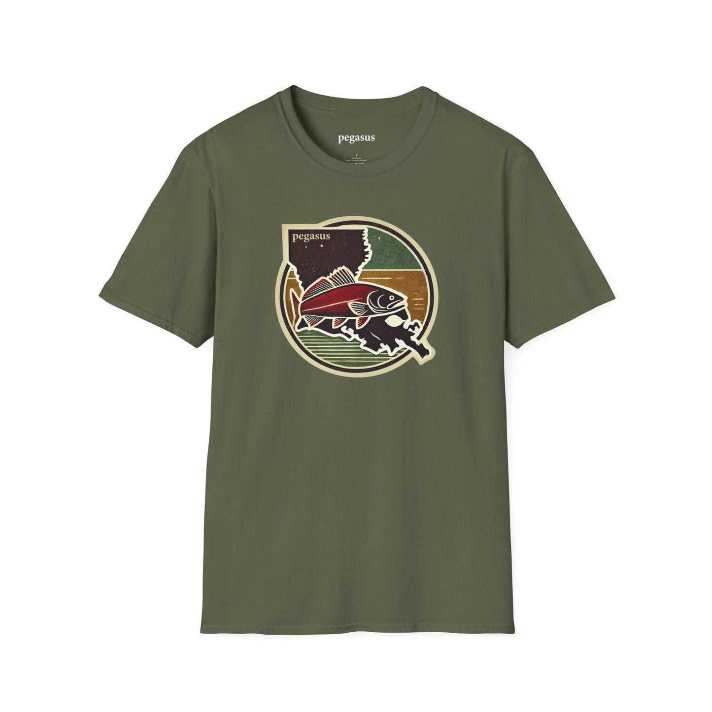 Pegasus Louisiana Redfish T-Shirt - Pegasus Outdoors
