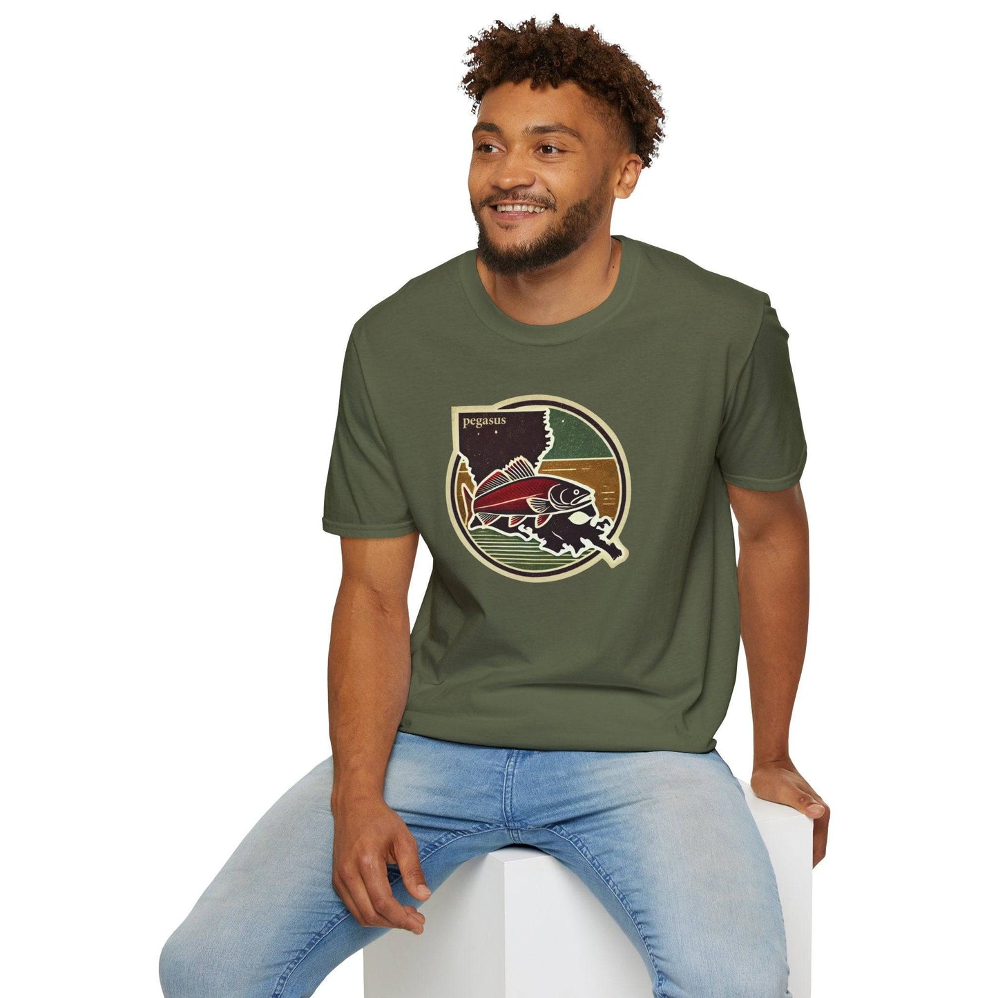 Pegasus Louisiana Redfish T-Shirt - Pegasus Outdoors