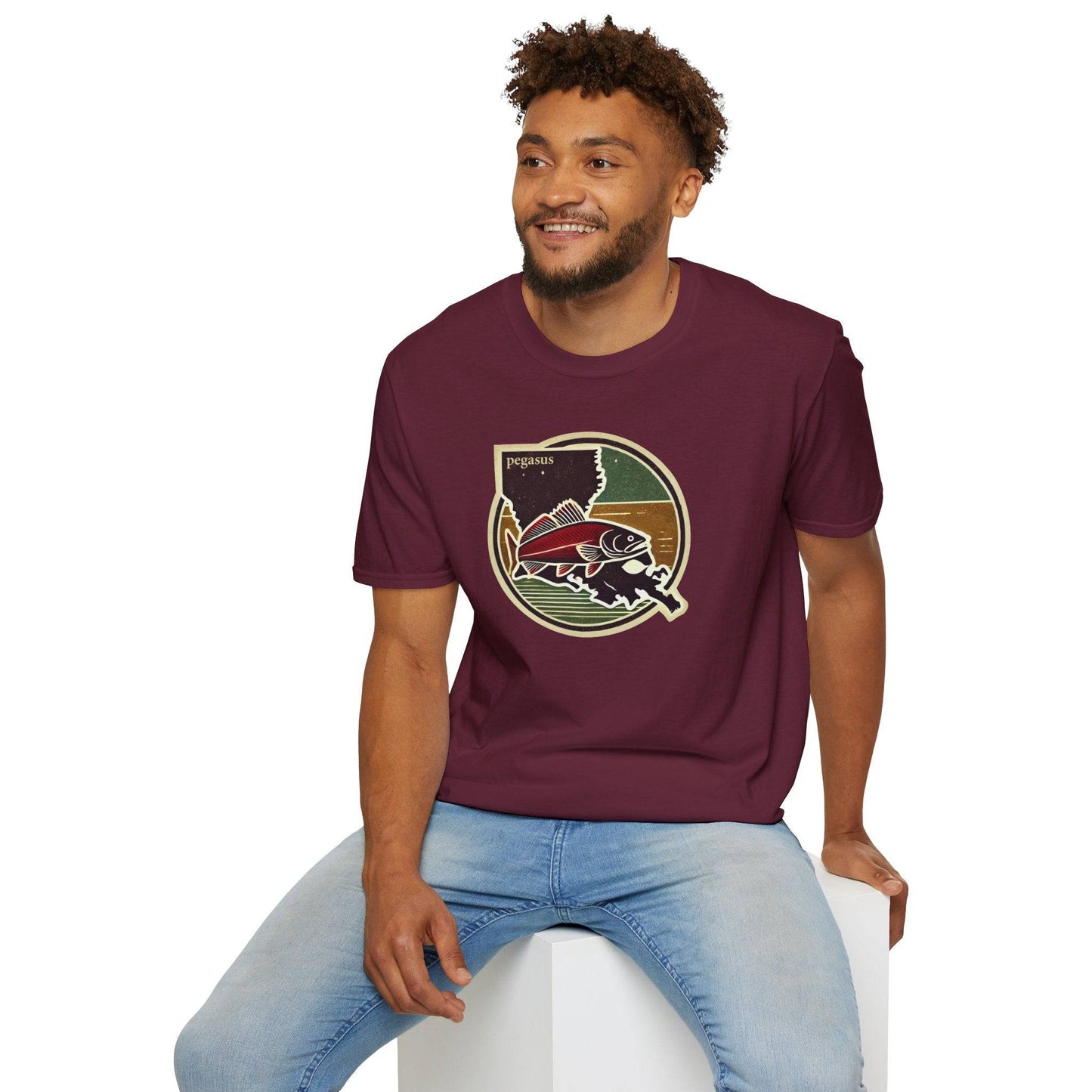 Pegasus Louisiana Redfish T-Shirt - Pegasus Outdoors
