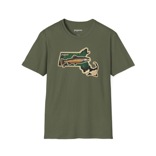 Pegasus Massachusetts Brook Trout T-Shirt - Pegasus Outdoors