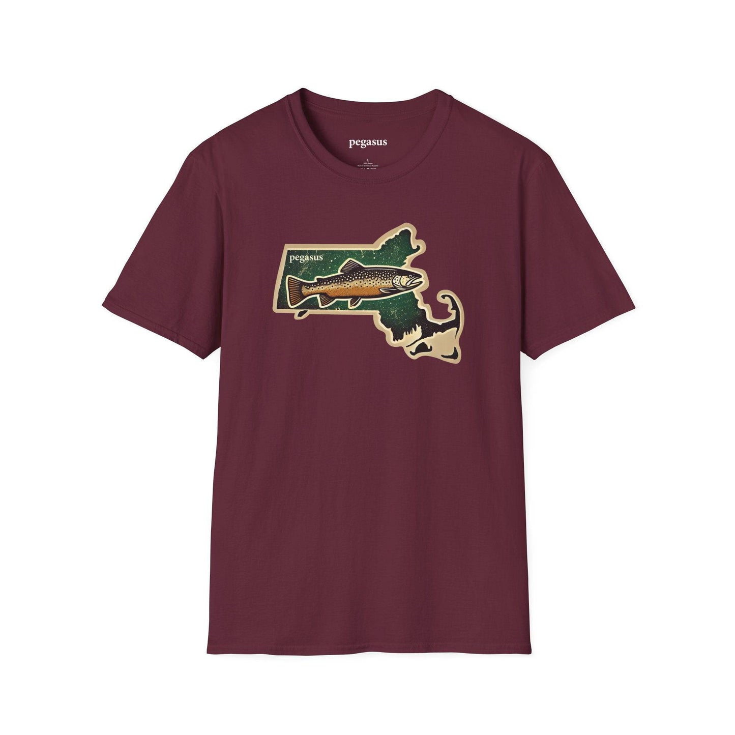 Pegasus Massachusetts Brook Trout T-Shirt - Pegasus Outdoors