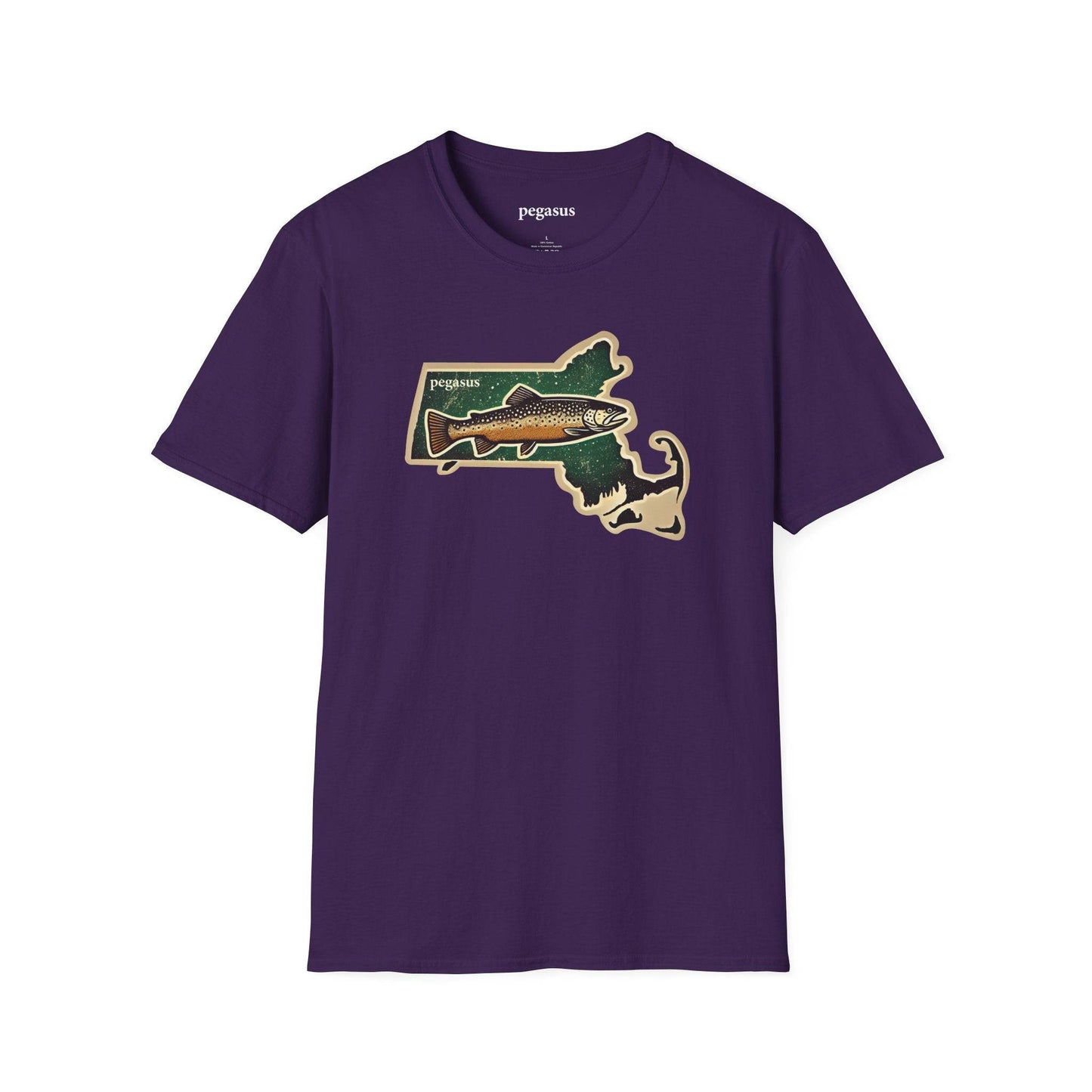 Pegasus Massachusetts Brook Trout T-Shirt - Pegasus Outdoors