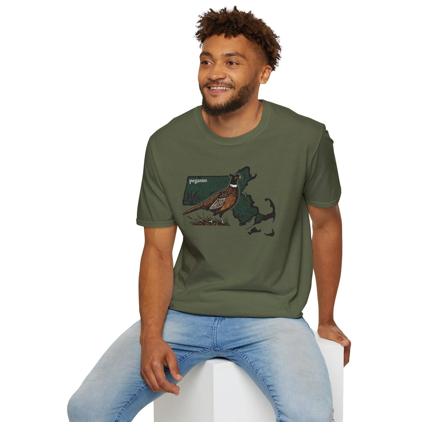 Pegasus Massachusetts Pheasant T-Shirt - Pegasus Outdoors