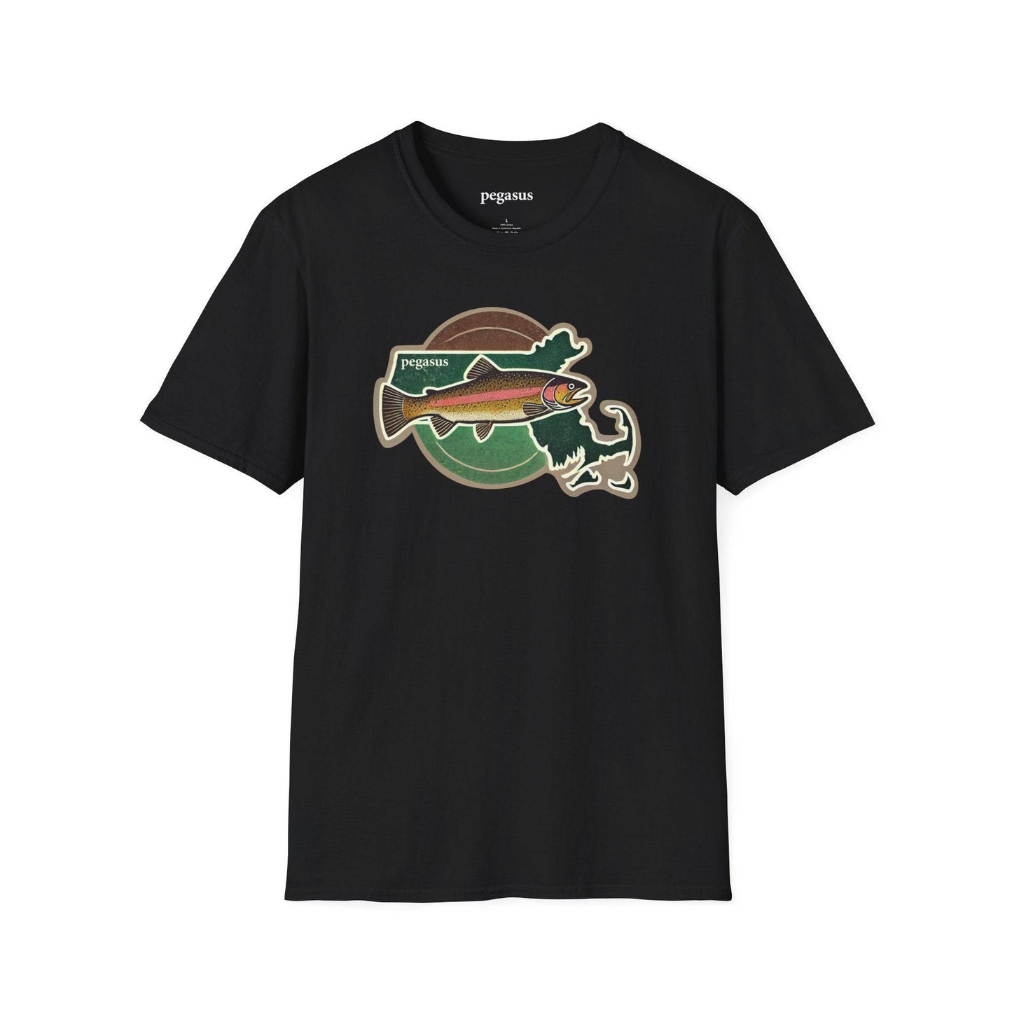 Pegasus Massachusetts Rainbow Trout T-Shirt - Pegasus Outdoors