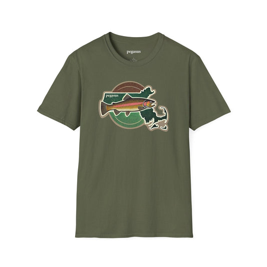 Pegasus Massachusetts Rainbow Trout T-Shirt - Pegasus Outdoors