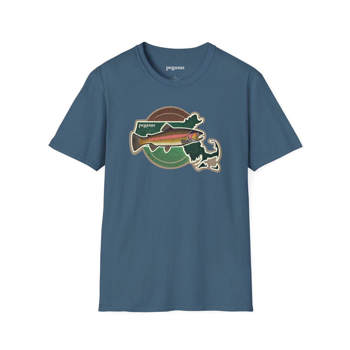 Pegasus Massachusetts Rainbow Trout T-Shirt - Pegasus Outdoors