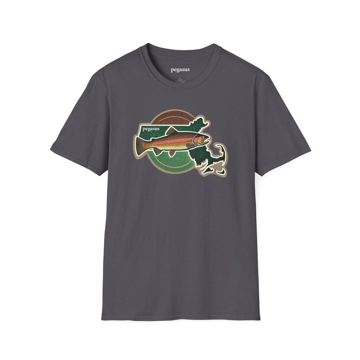 Pegasus Massachusetts Rainbow Trout T-Shirt - Pegasus Outdoors
