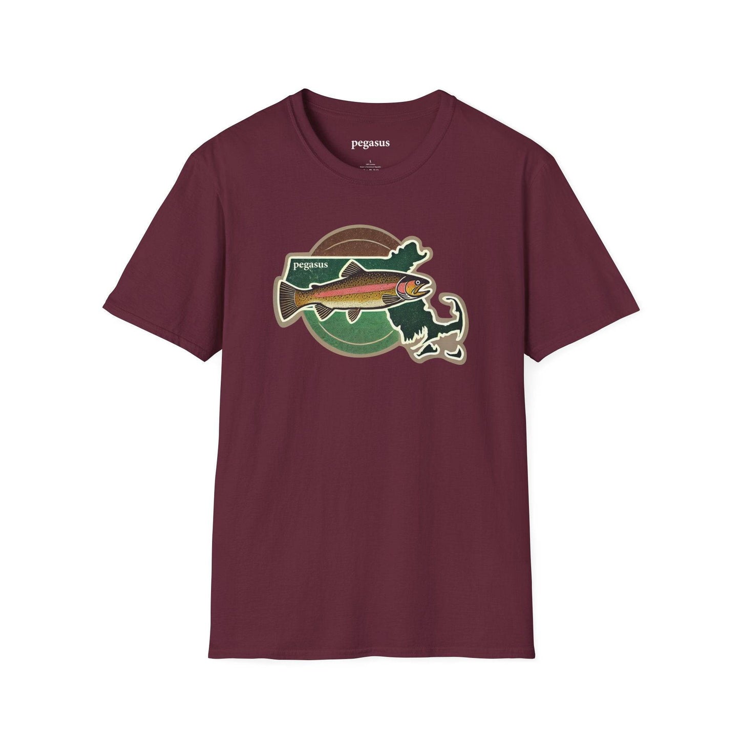 Pegasus Massachusetts Rainbow Trout T-Shirt - Pegasus Outdoors