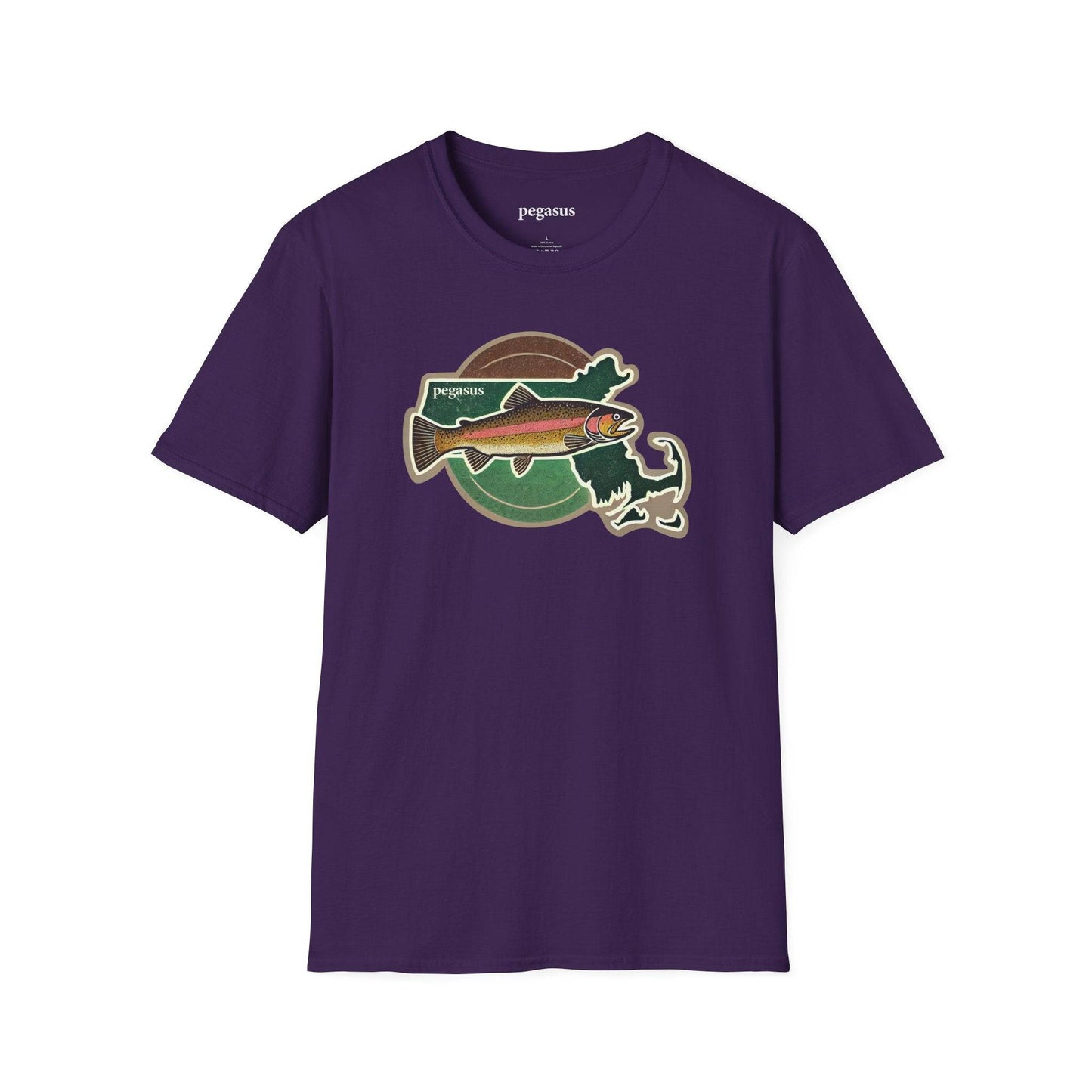 Pegasus Massachusetts Rainbow Trout T-Shirt - Pegasus Outdoors