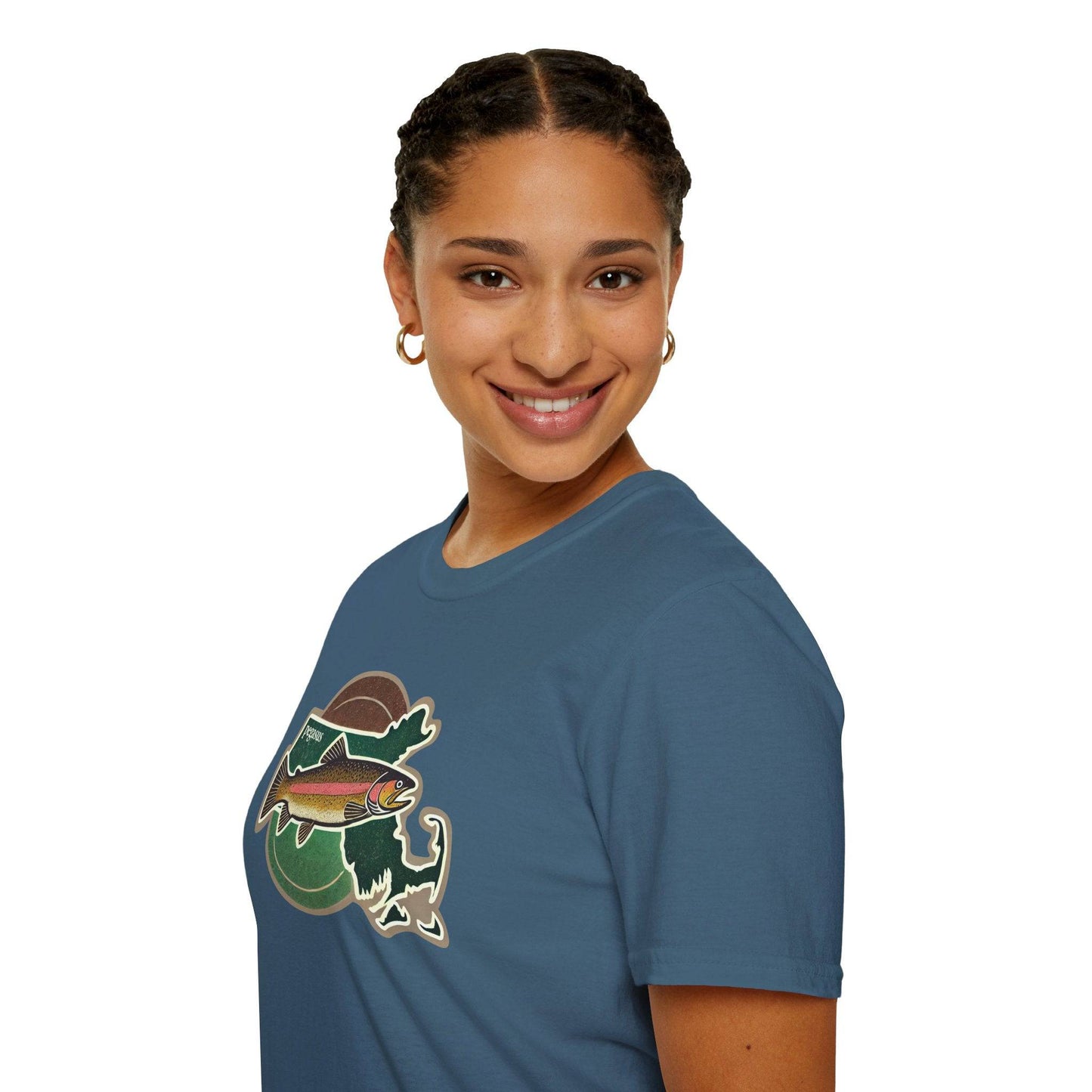 Pegasus Massachusetts Rainbow Trout T-Shirt - Pegasus Outdoors