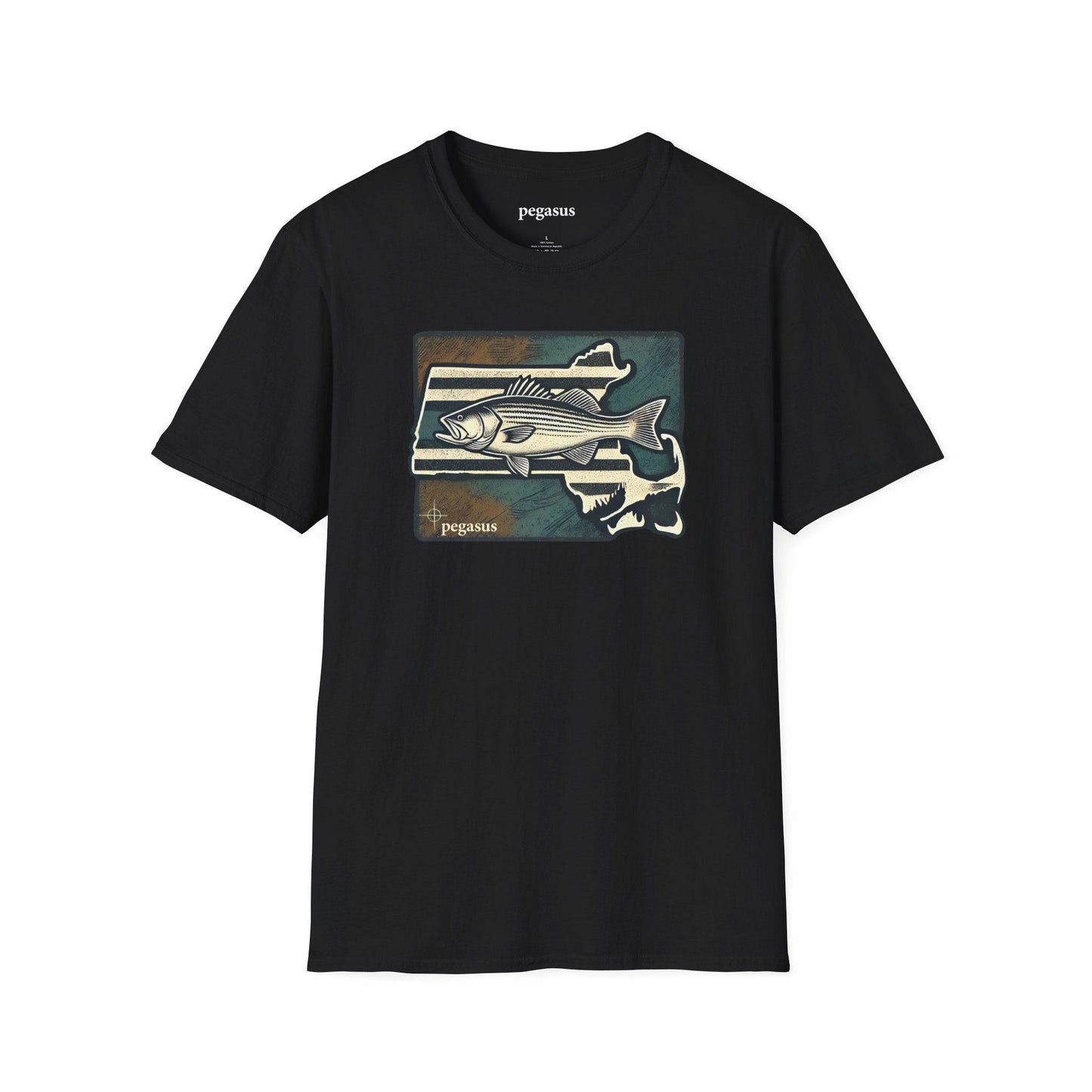 Pegasus Massachusetts Striped Bass T-Shirt - Pegasus Outdoors