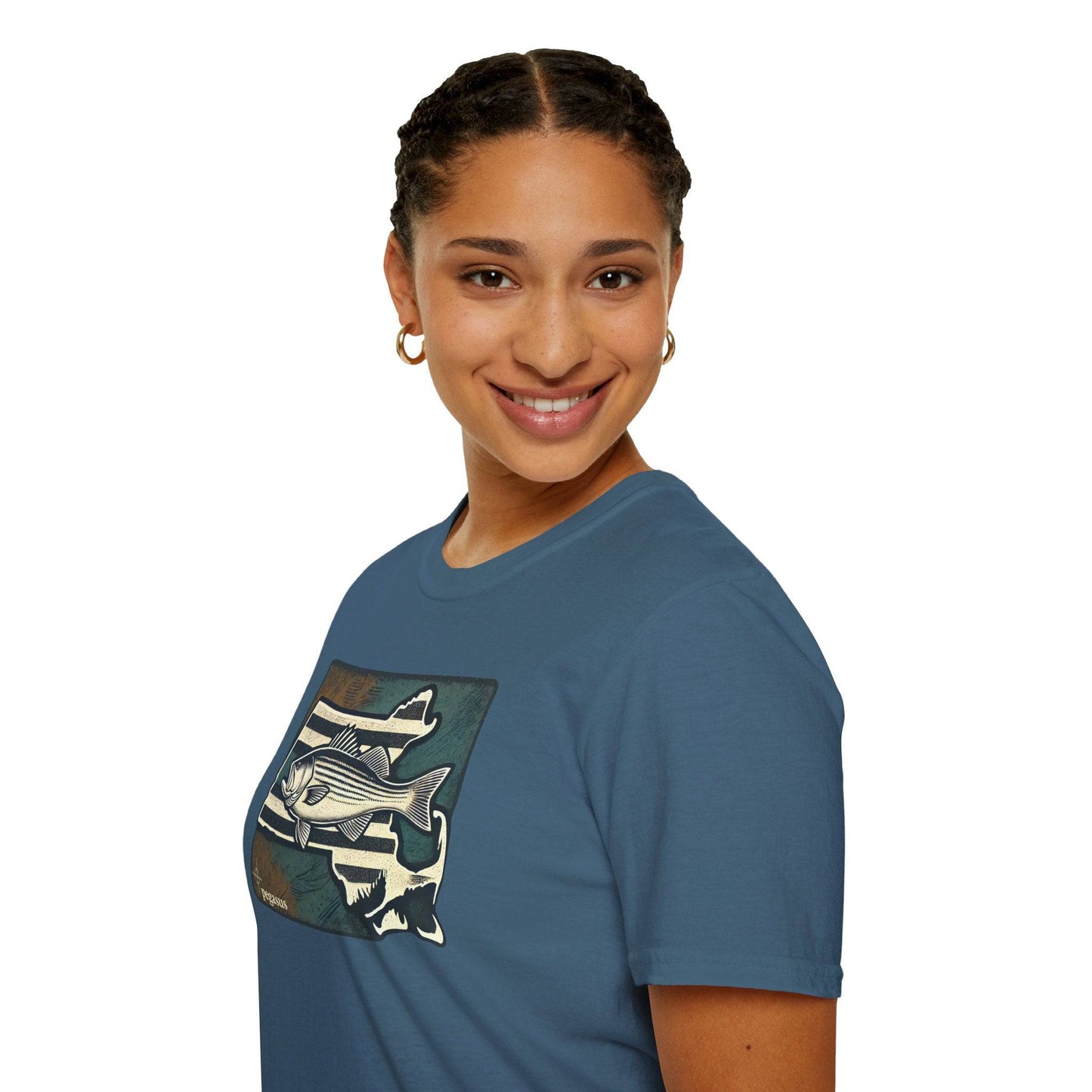 Pegasus Massachusetts Striped Bass T-Shirt - Pegasus Outdoors