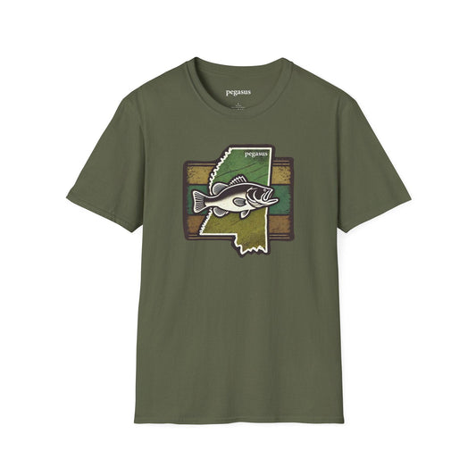 Pegasus Mississippi Largemouth Bass T-Shirt - Pegasus Outdoors