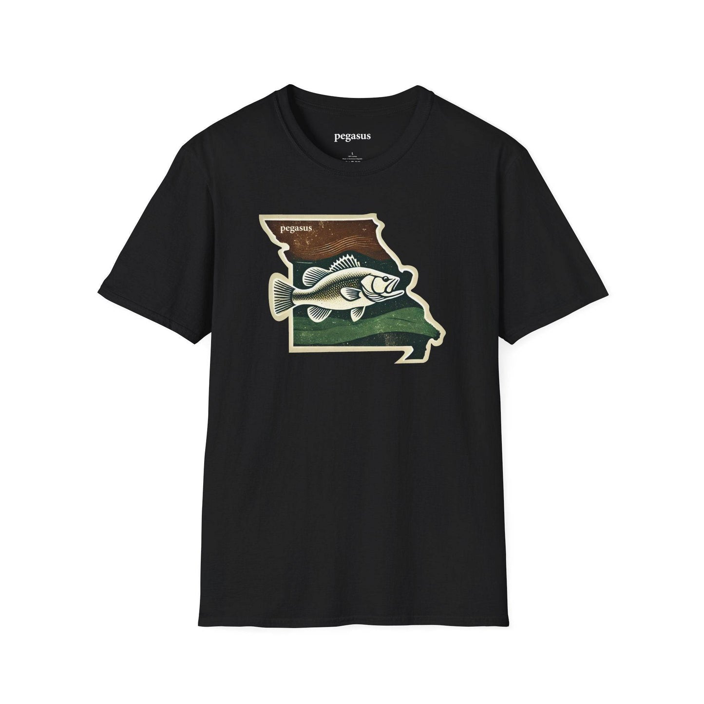 Pegasus Missouri Smallmouth Bass T-Shirt - Pegasus Outdoors