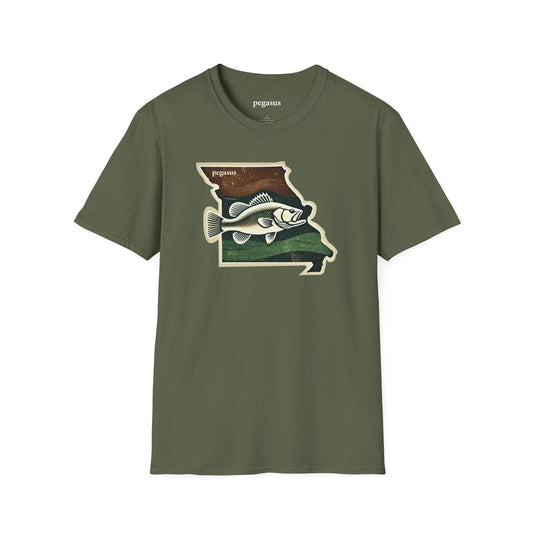 Pegasus Missouri Smallmouth Bass T-Shirt - Pegasus Outdoors