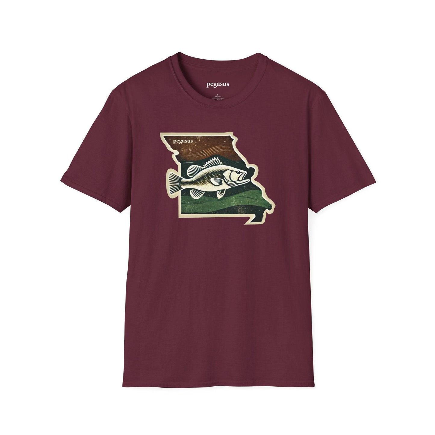 Pegasus Missouri Smallmouth Bass T-Shirt - Pegasus Outdoors