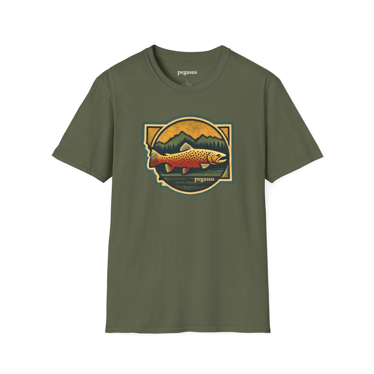 Pegasus Montana Brown Trout T-Shirt - Pegasus Outdoors