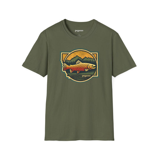 Pegasus Montana Brown Trout T-Shirt - Pegasus Outdoors