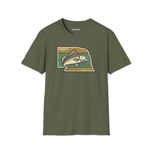 Pegasus Nebraska Walleye T-Shirt - Pegasus Outdoors