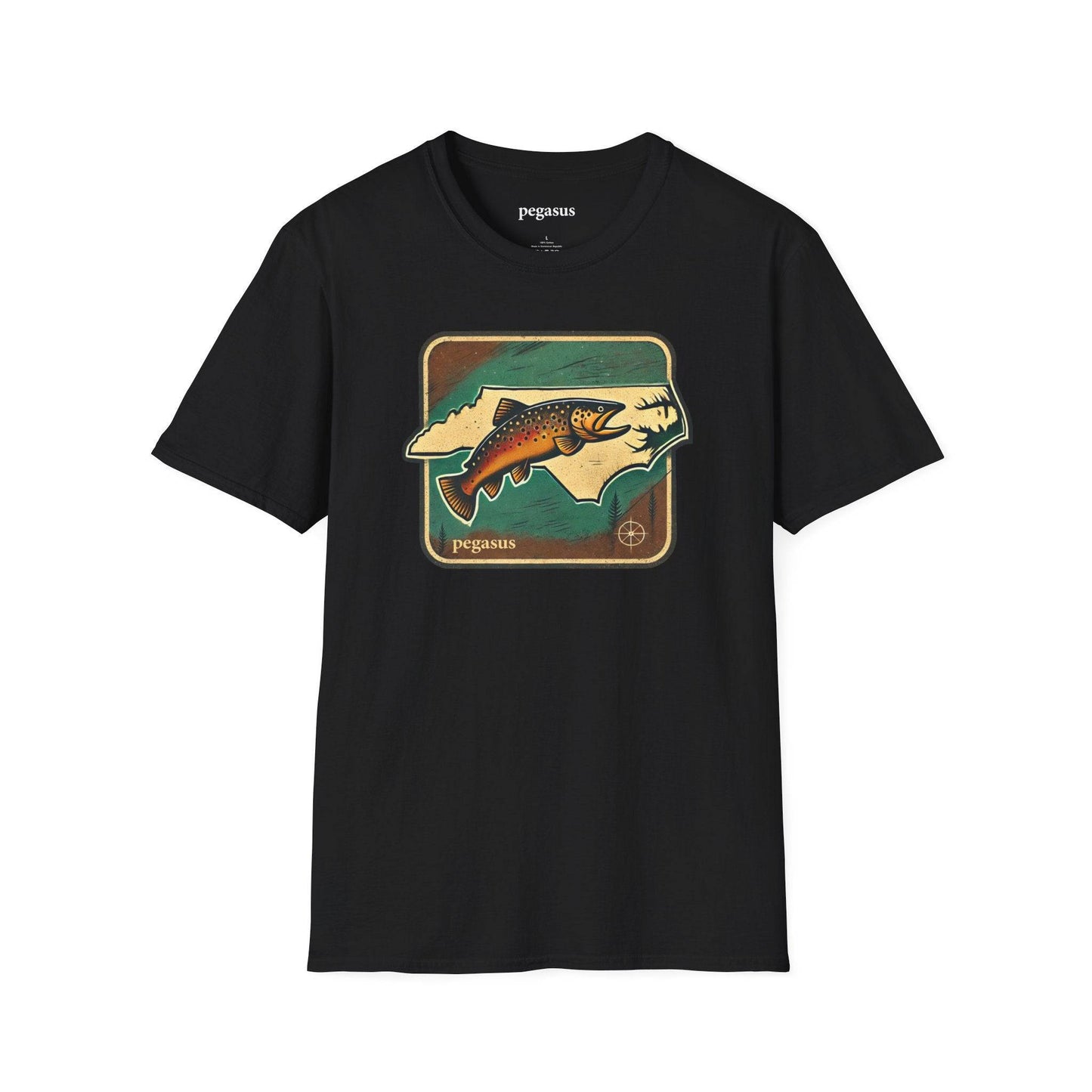 Pegasus North Carolina Brown Trout T-Shirt - Pegasus Outdoors