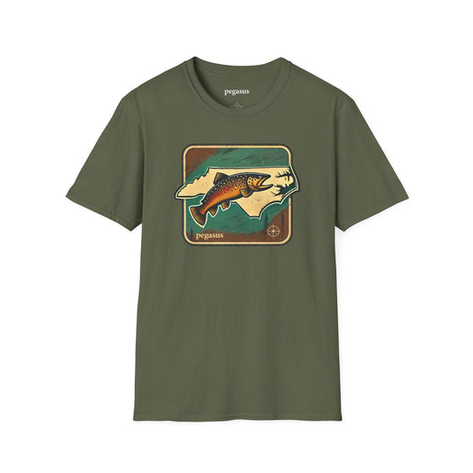 Pegasus North Carolina Brown Trout T-Shirt - Pegasus Outdoors