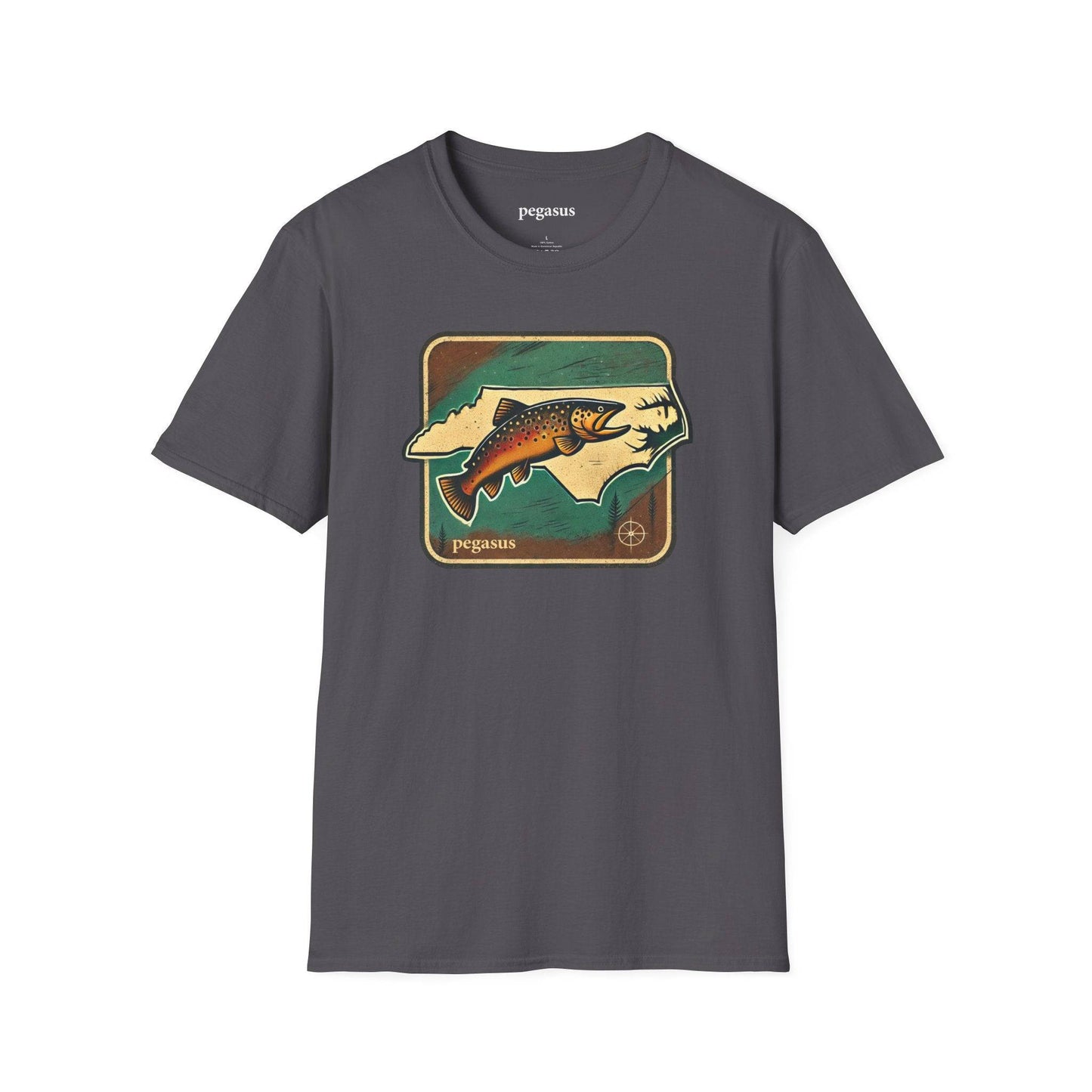 Pegasus North Carolina Brown Trout T-Shirt - Pegasus Outdoors